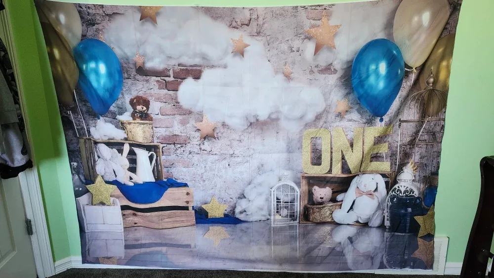 One Birthday Backdrop