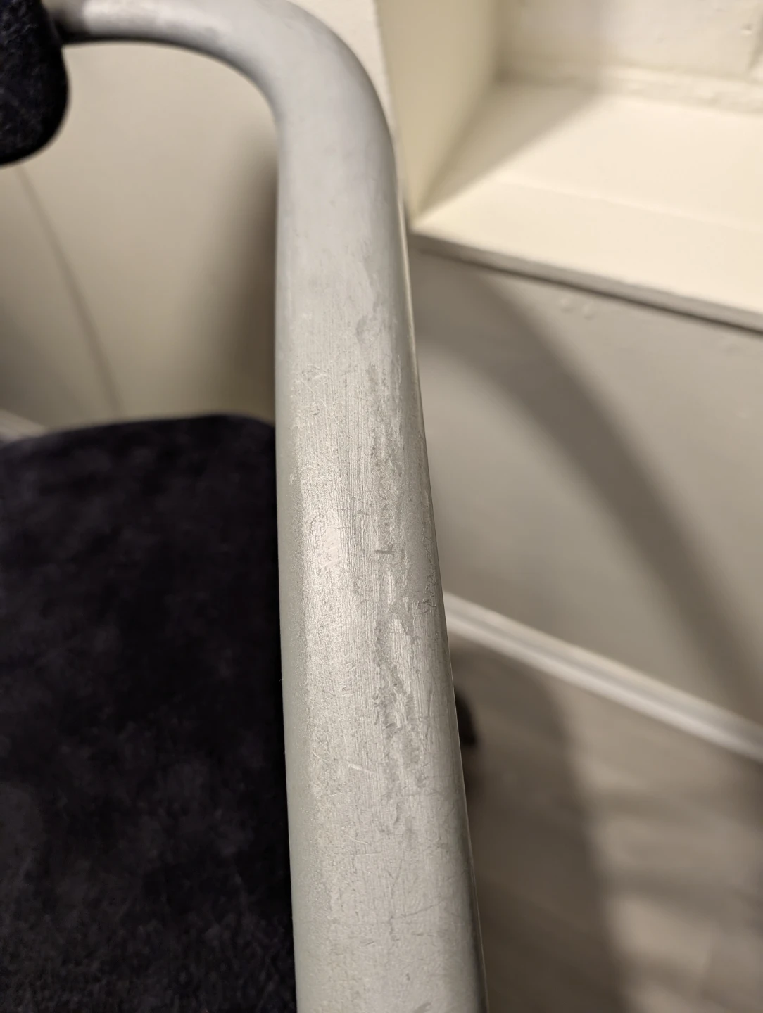 Set of 2 Grey Bar Stools - photo 3