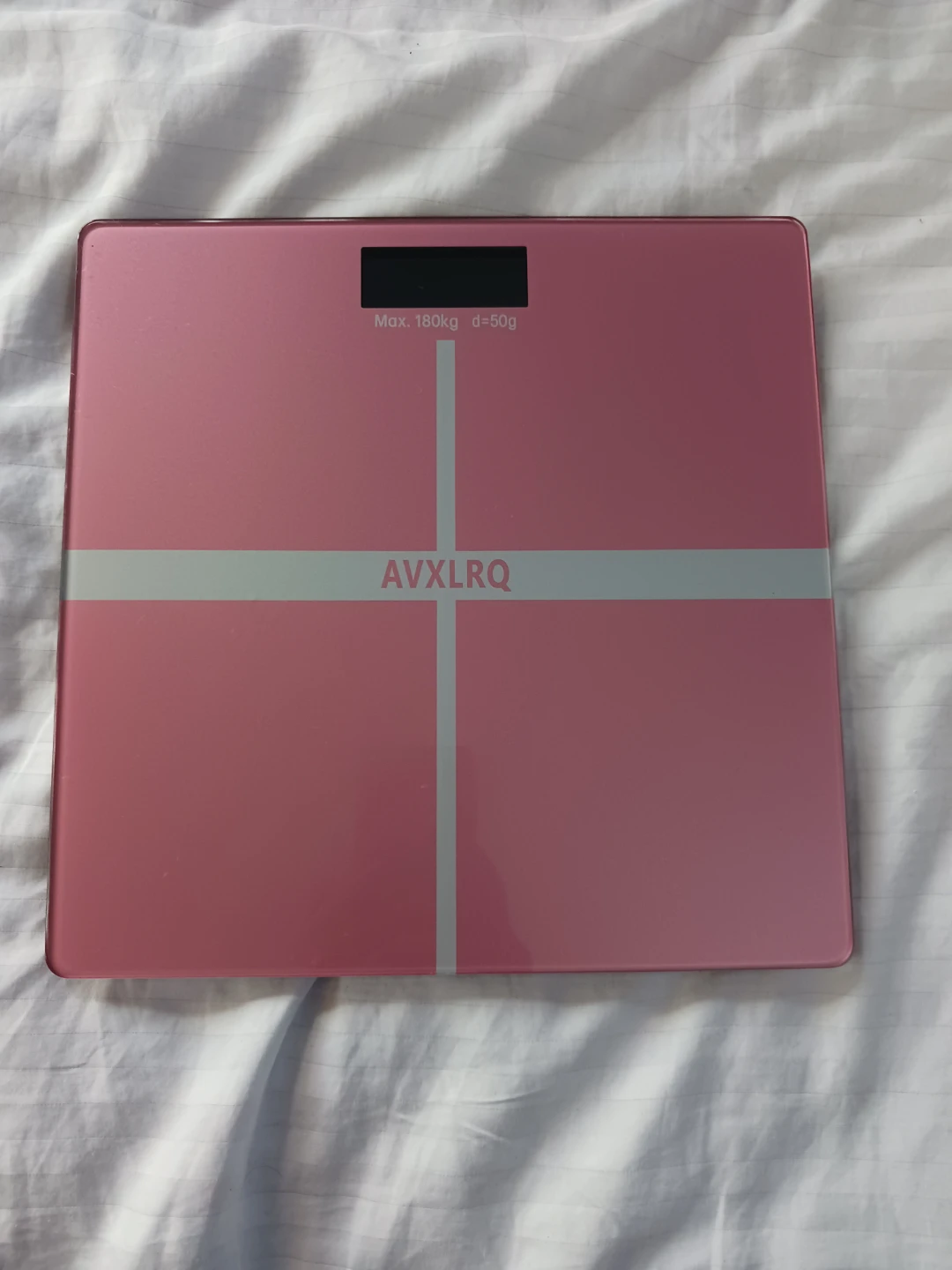 Pink Digital Bathroom Scale - Max 180kg