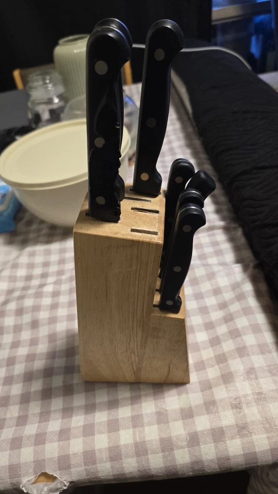 Knife Set with Wooden Block - photo 2