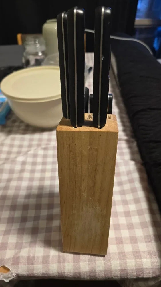Knife Set with Wooden Block image indicator(3)