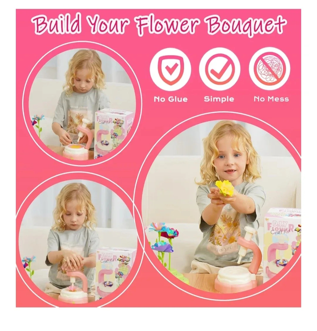 D.I.Y Flower Craft Kit - New in Box! image indicator(2)