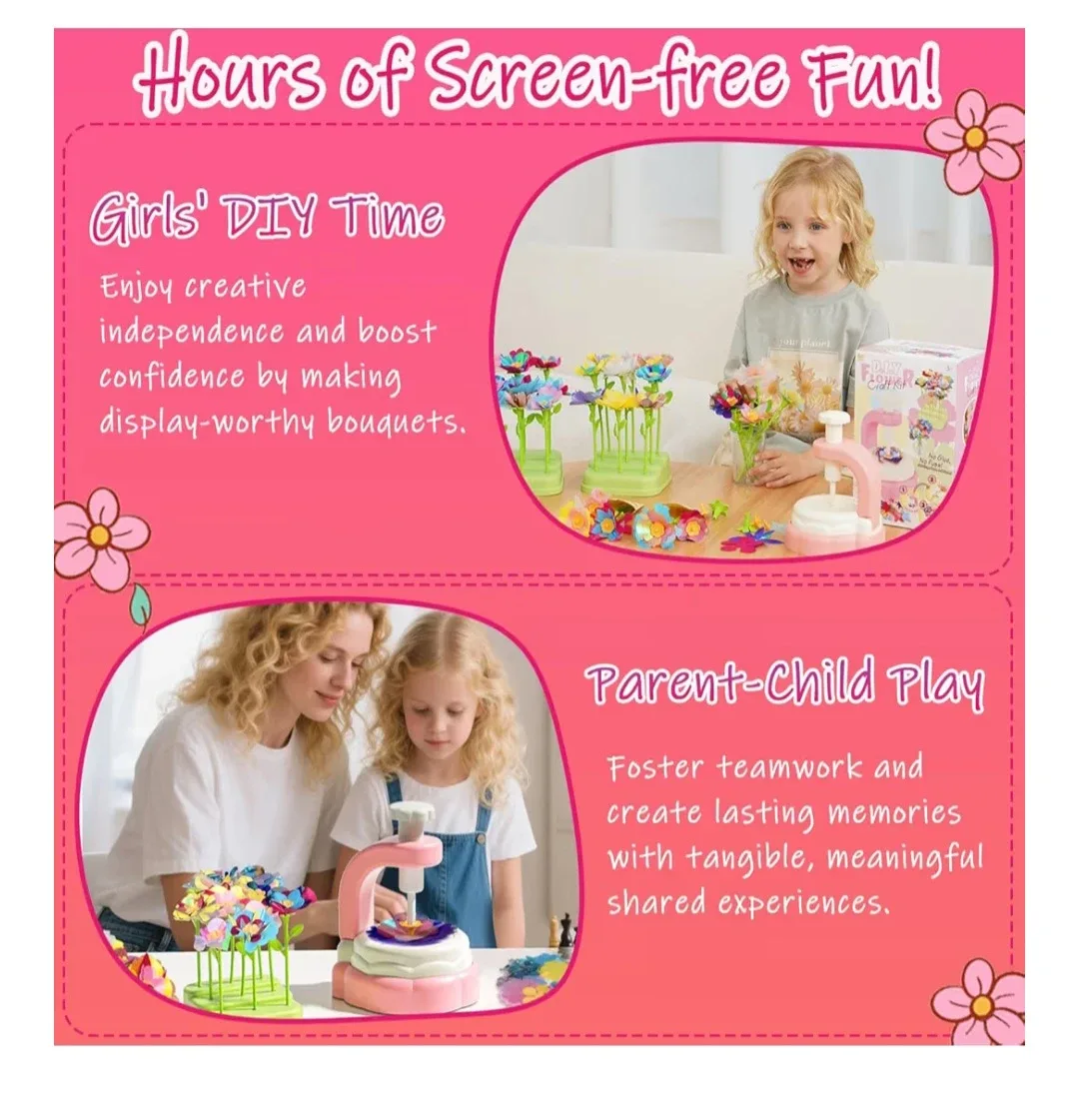 D.I.Y Flower Craft Kit - New in Box! image indicator(5)