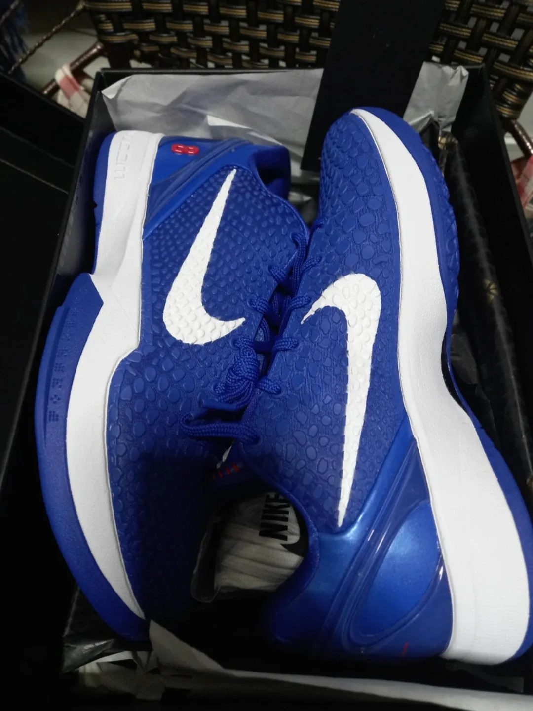 Nike Kobe 6 Protro LA Dodgers Blue Shoes (Size 10) image indicator(2)