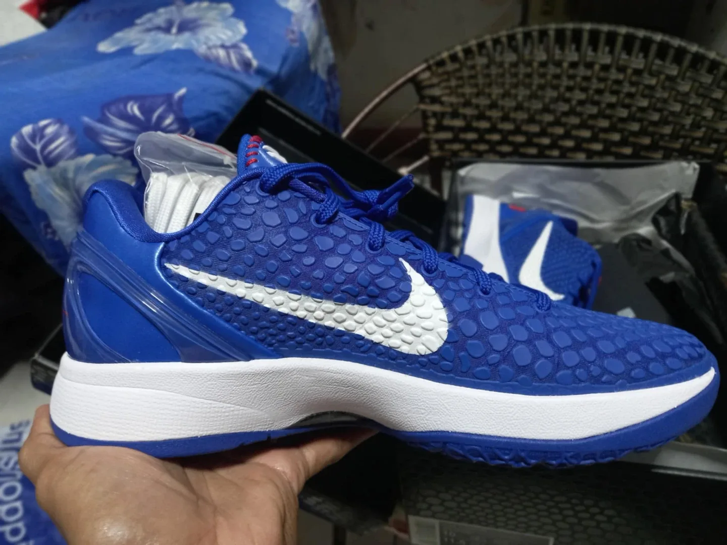 Nike Kobe 6 Protro LA Dodgers Blue Shoes (Size 10) image indicator(3)