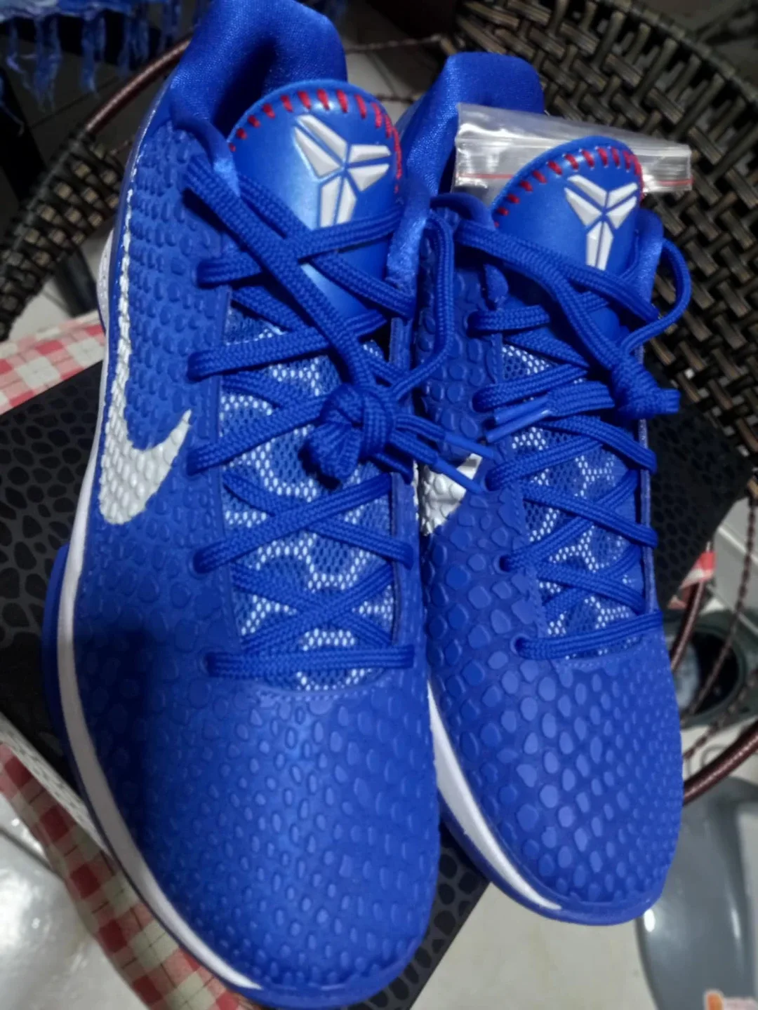 Nike Kobe 6 Protro LA Dodgers Blue Shoes (Size 10) image indicator(6)