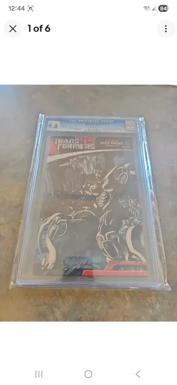 CGC Universal Grade 9.8 Transformers Movie Prequel #1