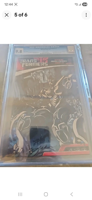 CGC Universal Grade 9.8 Transformers Movie Prequel #1 - photo 5