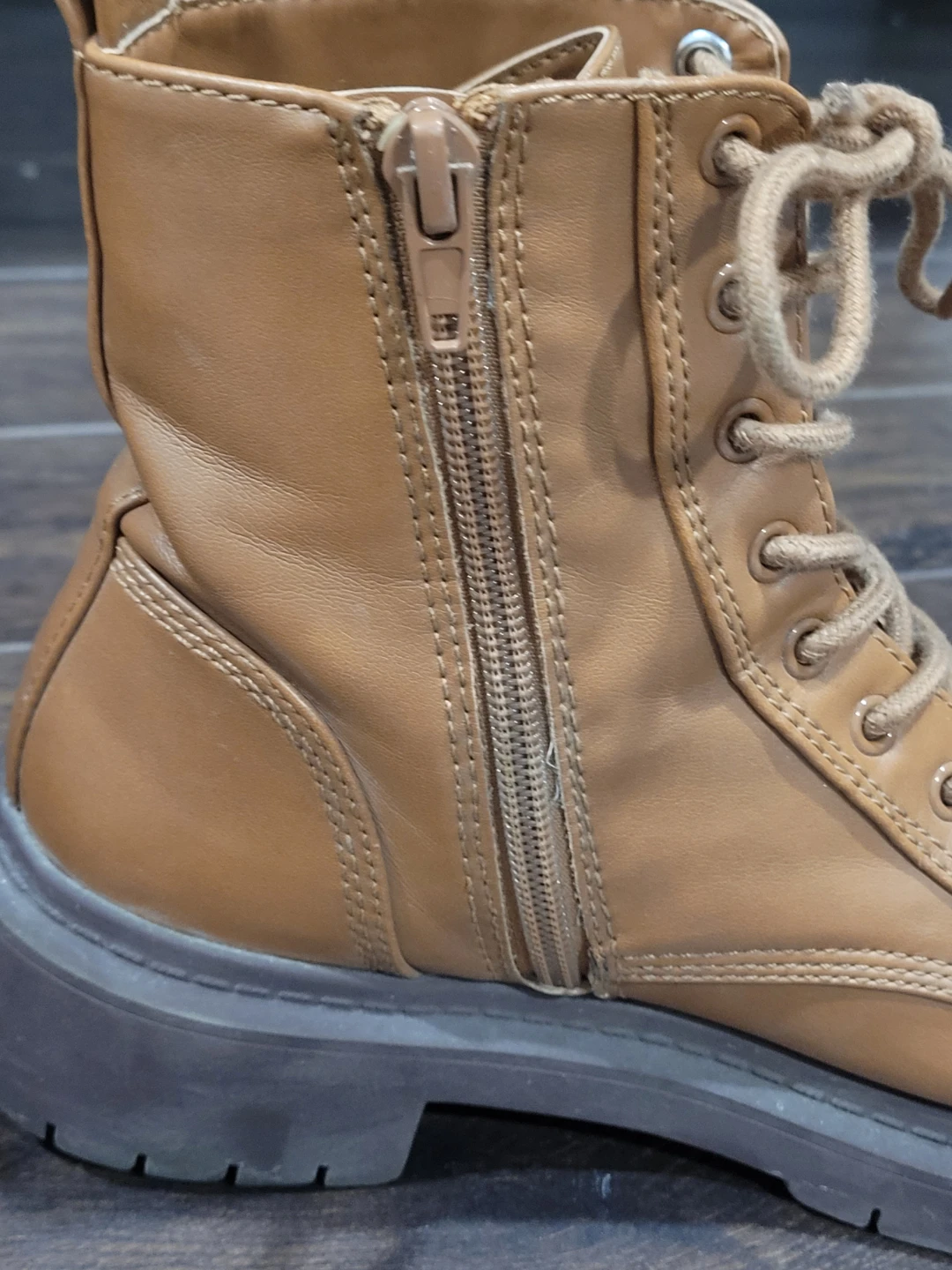 Aldo Brown Combat Boots - Size 7.5 🥕 - photo 5