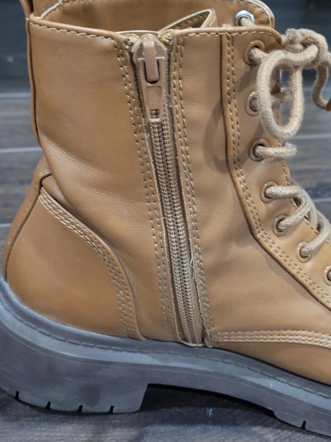 Aldo Brown Combat Boots - Size 7.5 🥕 image indicator(5)