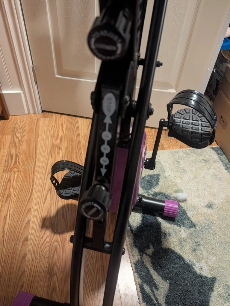 PLH Fitness Exercise Bike - Purple - photo 2