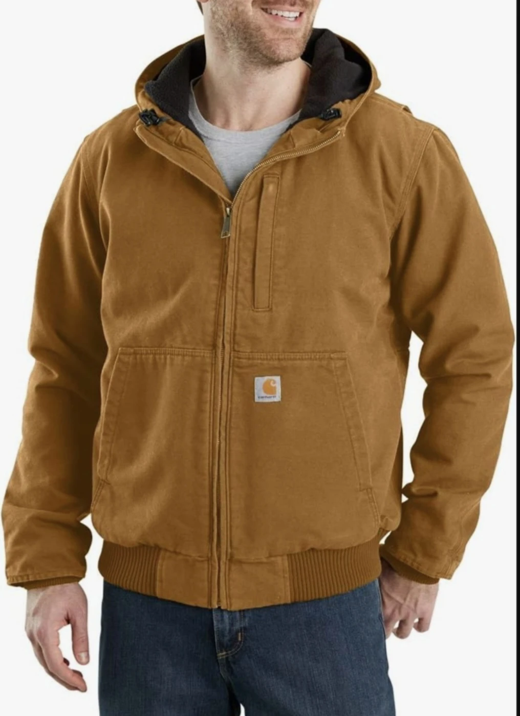 Carhartt Men's Loose Fit Fleece-Lined Jacket XL Pre-Owned