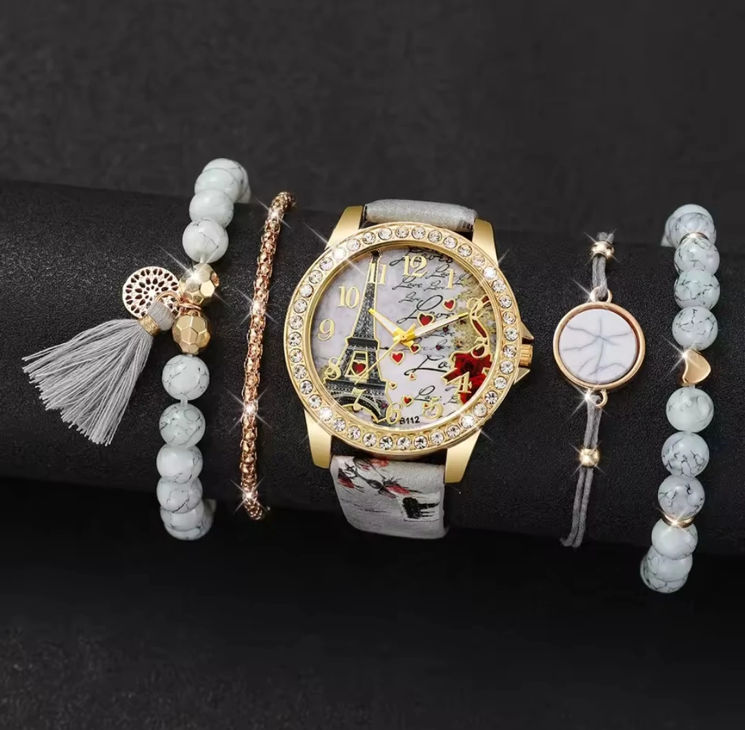 Fashion Watch with Eiffel Tower Design - photo 2
