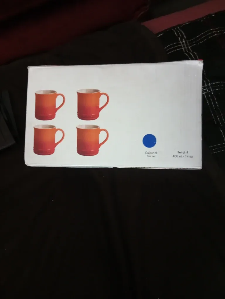 Le Creuset Azure Blue Coffee Mugs (Set of 4) image indicator(5)