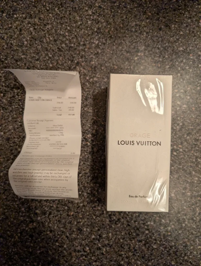 Louis Vuitton Orage Eau de Parfum 100ml