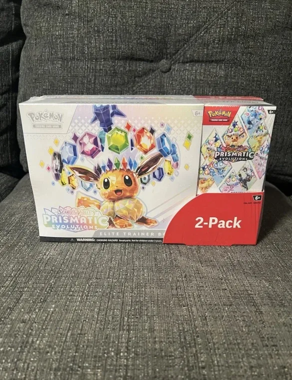 Pokémon Scarlet & Violet Prismatic Evolutions Elite Trainer Box