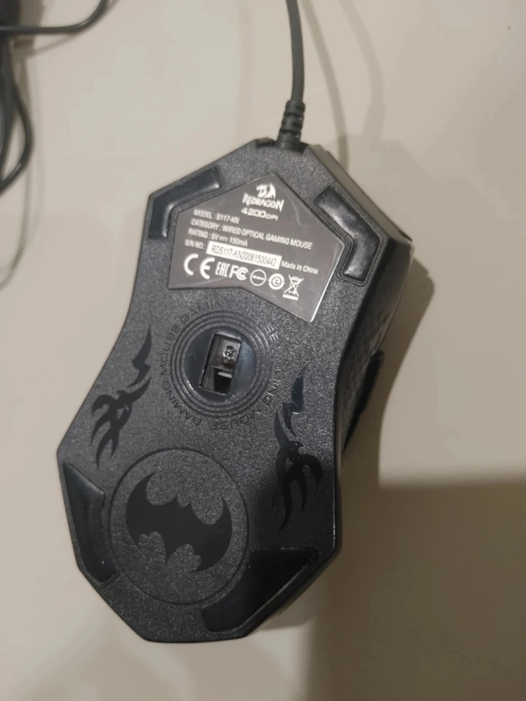 🥕RED DRAGON MOUSE 4200DPI EXCELLENT CONDITION🥕 - photo 2