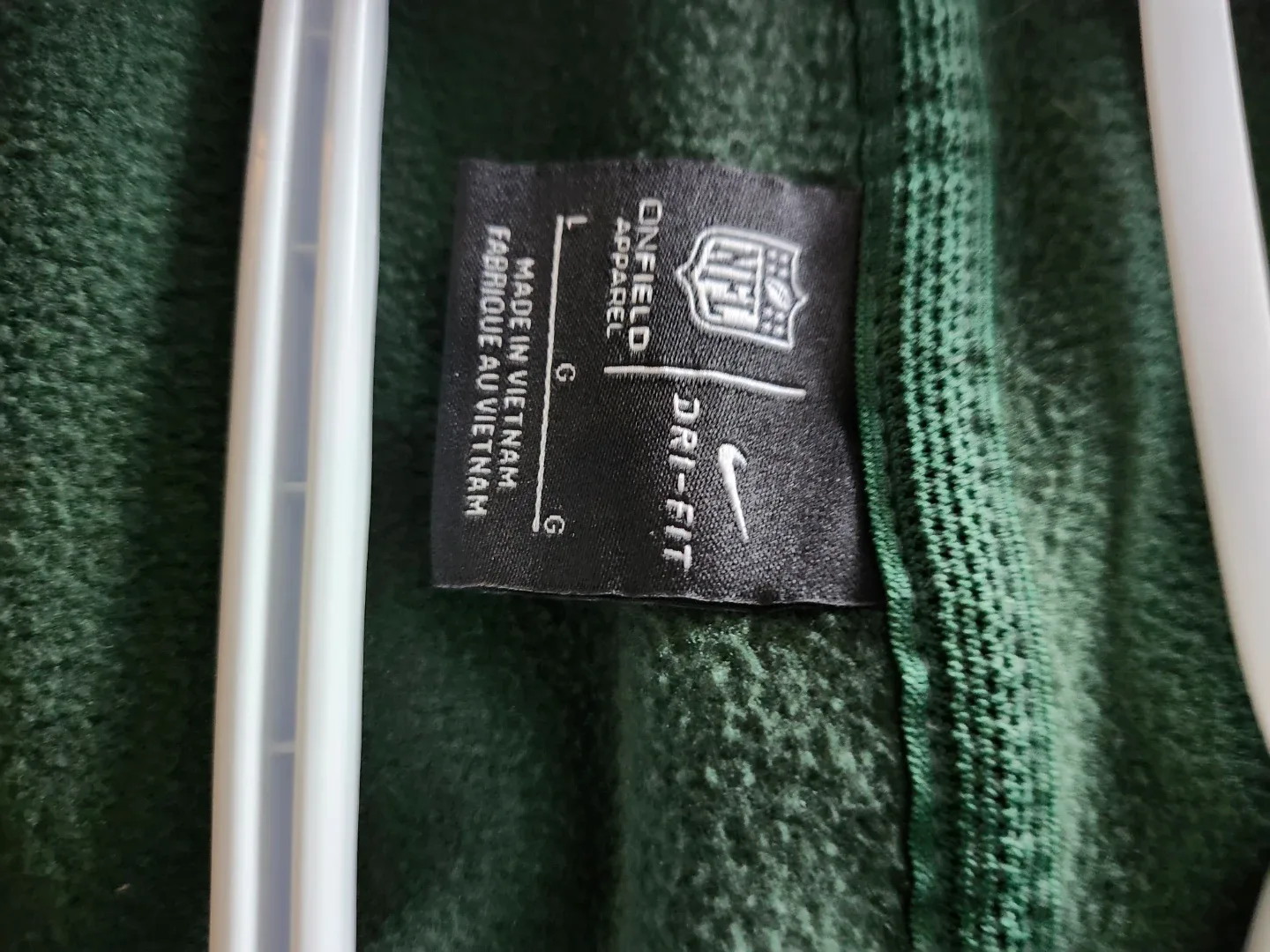 Nike NFL Green Bay Packers Dri-FIT Hoodie - Size L image indicator(3)