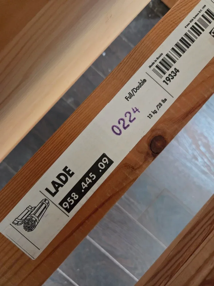 IKEA Lade Full/Double Bed Frame image indicator(3)