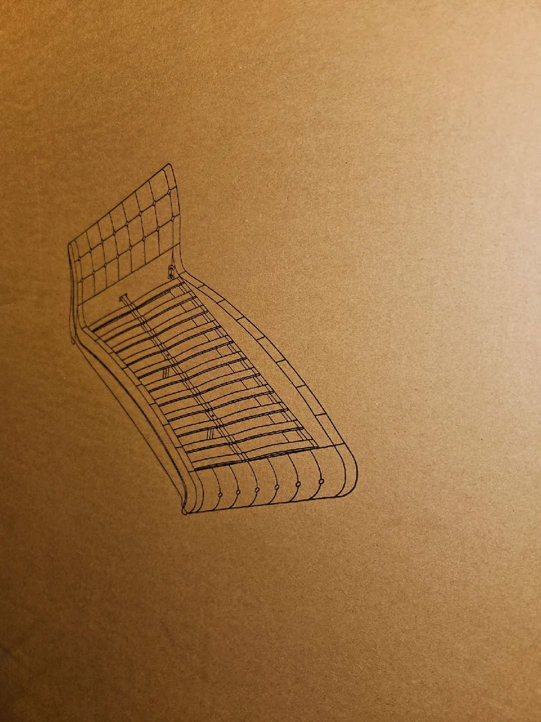 New Queen LED Bed 1144-1 Black/White image indicator(7)