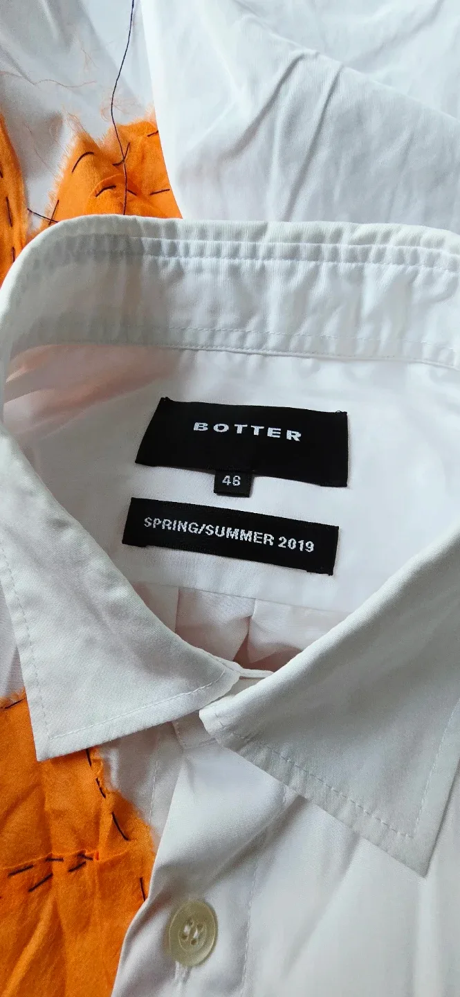 BOTTER White Cotton Shirt Size 48 image indicator(3)