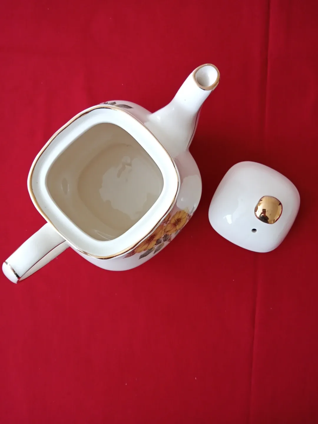 Vintage Floral Teapot by Sadler image indicator(6)