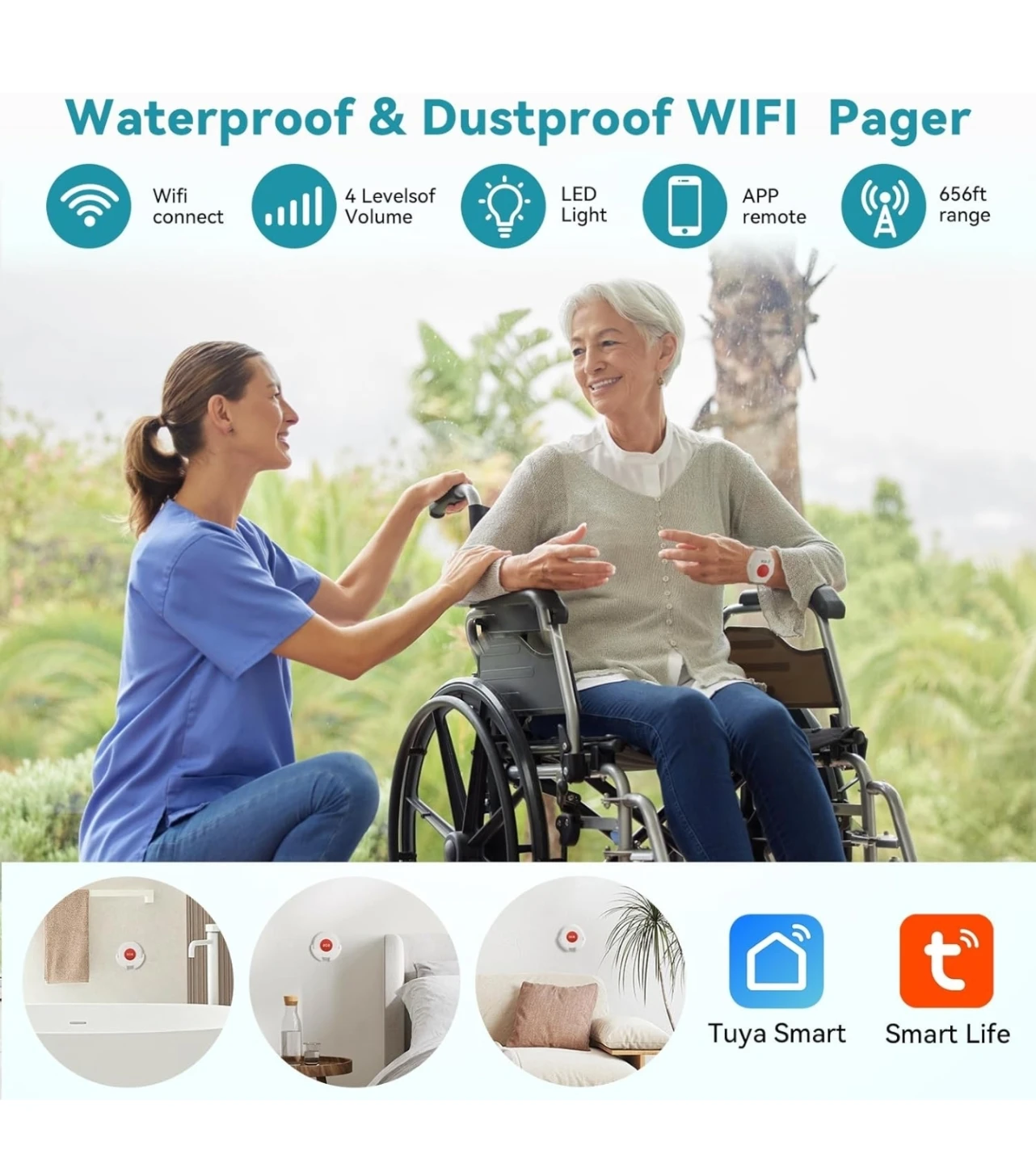 WiFi Caregiver Pager Life Alert Systems - photo 5