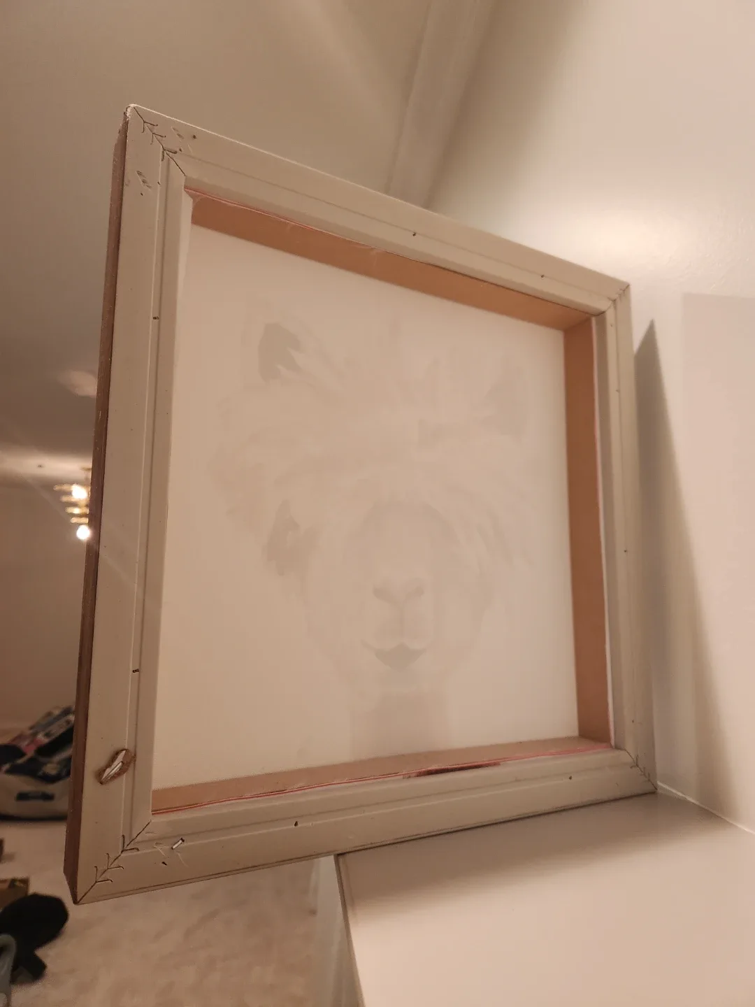 Framed Alpaca Watercolour Painting image indicator(2)