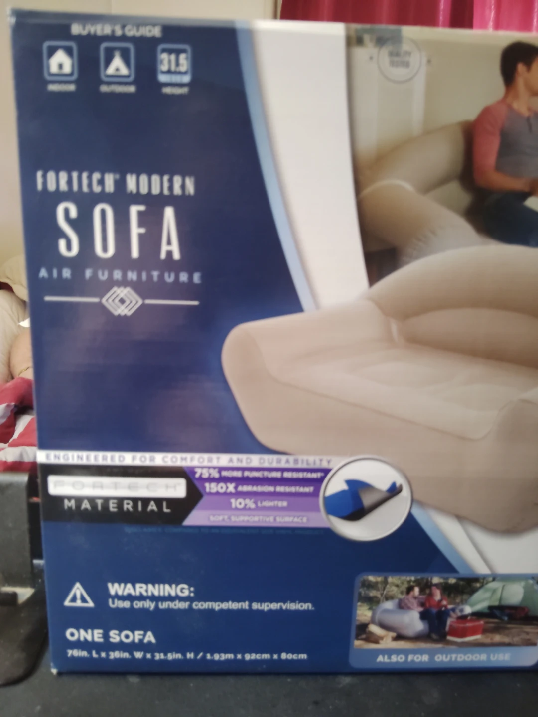 Bestway Fortech Modern Sofa Air Furniture - NEW - photo 2