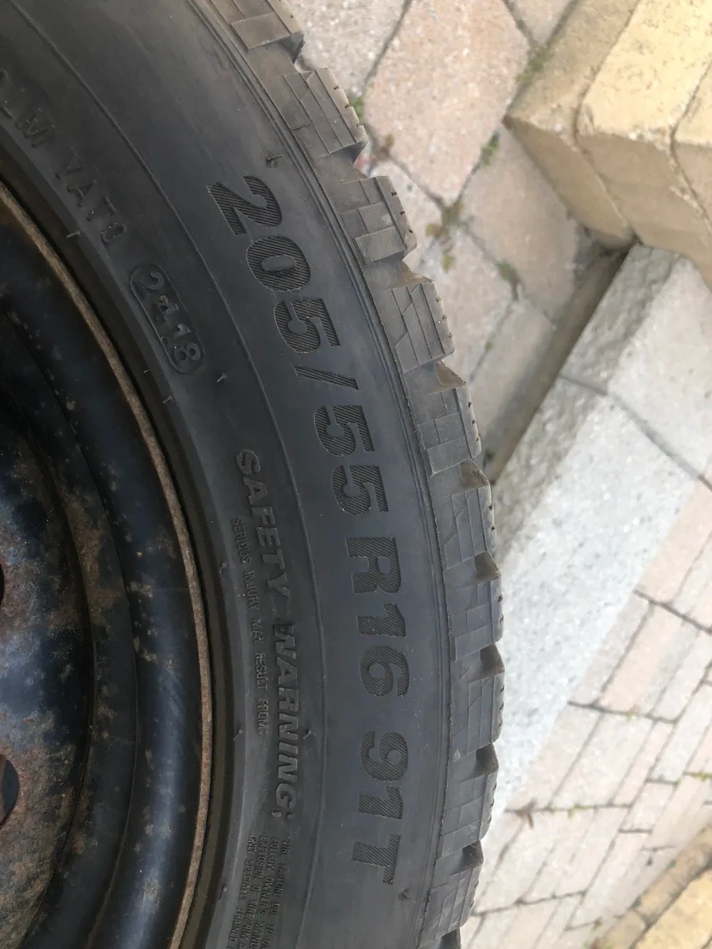 Set of 4 Winter Tires 205/55R16