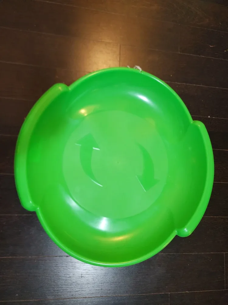 Green Snow Sled