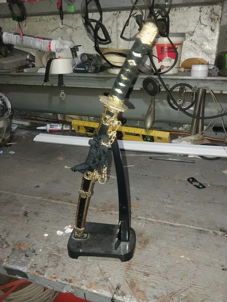 Decorative Katana Sword with Stand