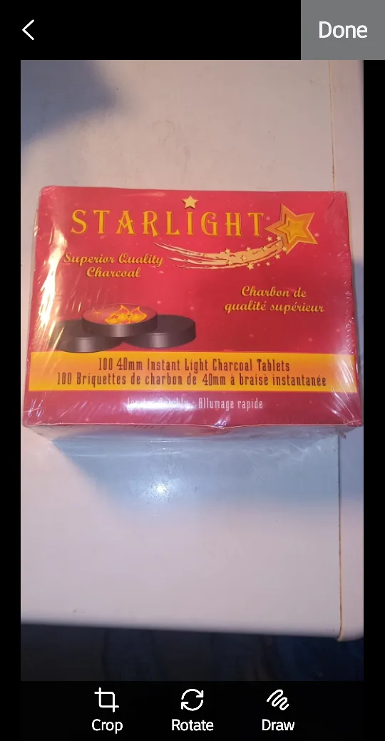 Starlight Charcoal Smokeless Tablets 40mm - 100 Pack image indicator(2)