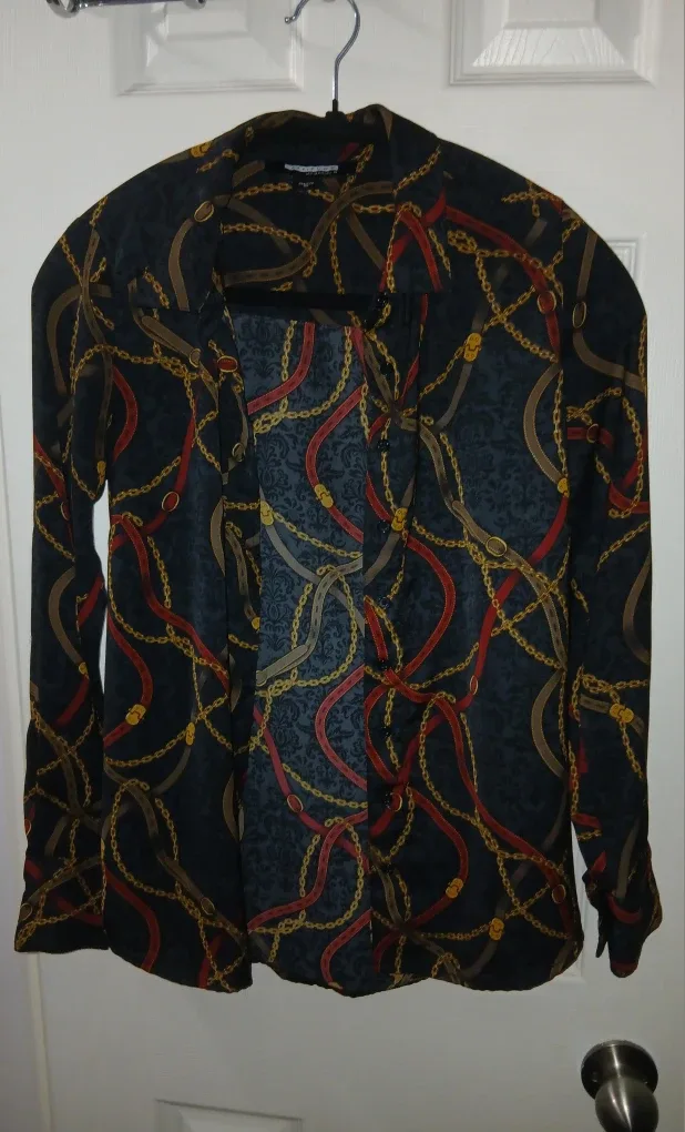 Attitude Jay Manuel Button Up Blouse - Size XXS