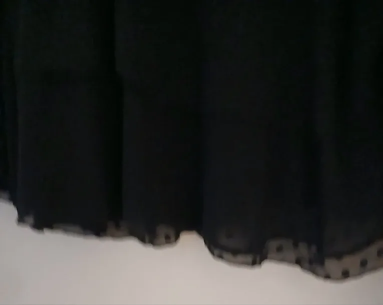 Halogen Black Ruffle Blouse - Size 12 image indicator(8)