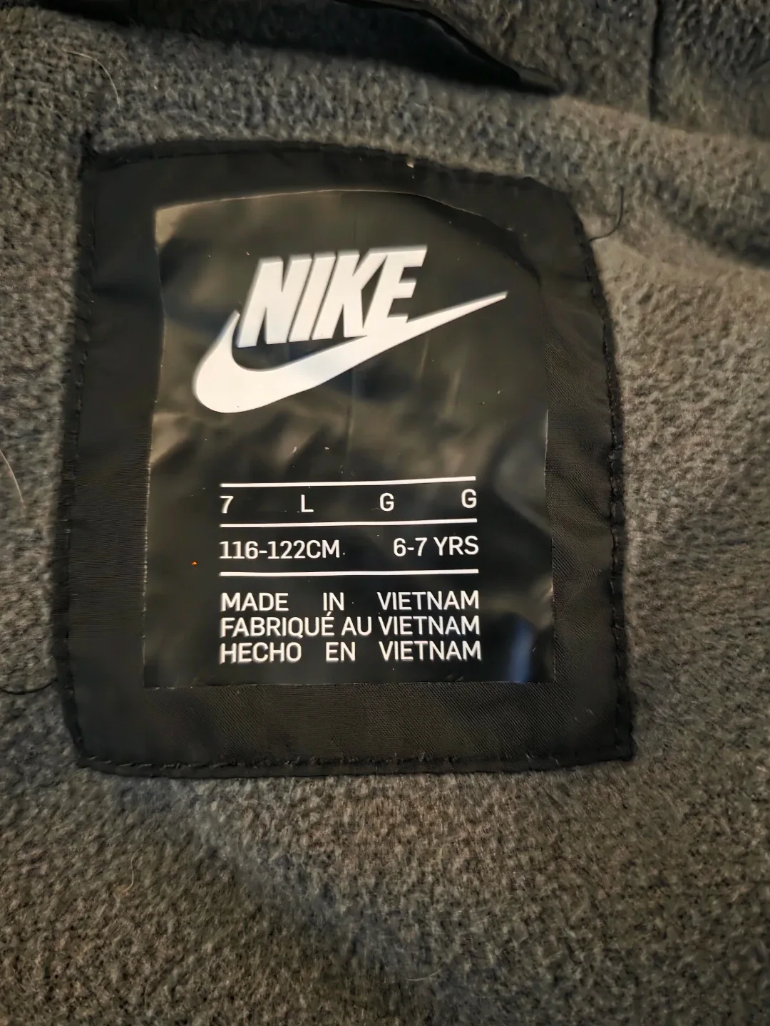 Nike Kids' Puffer Jacket, Size L (6-7 yrs) image indicator(2)