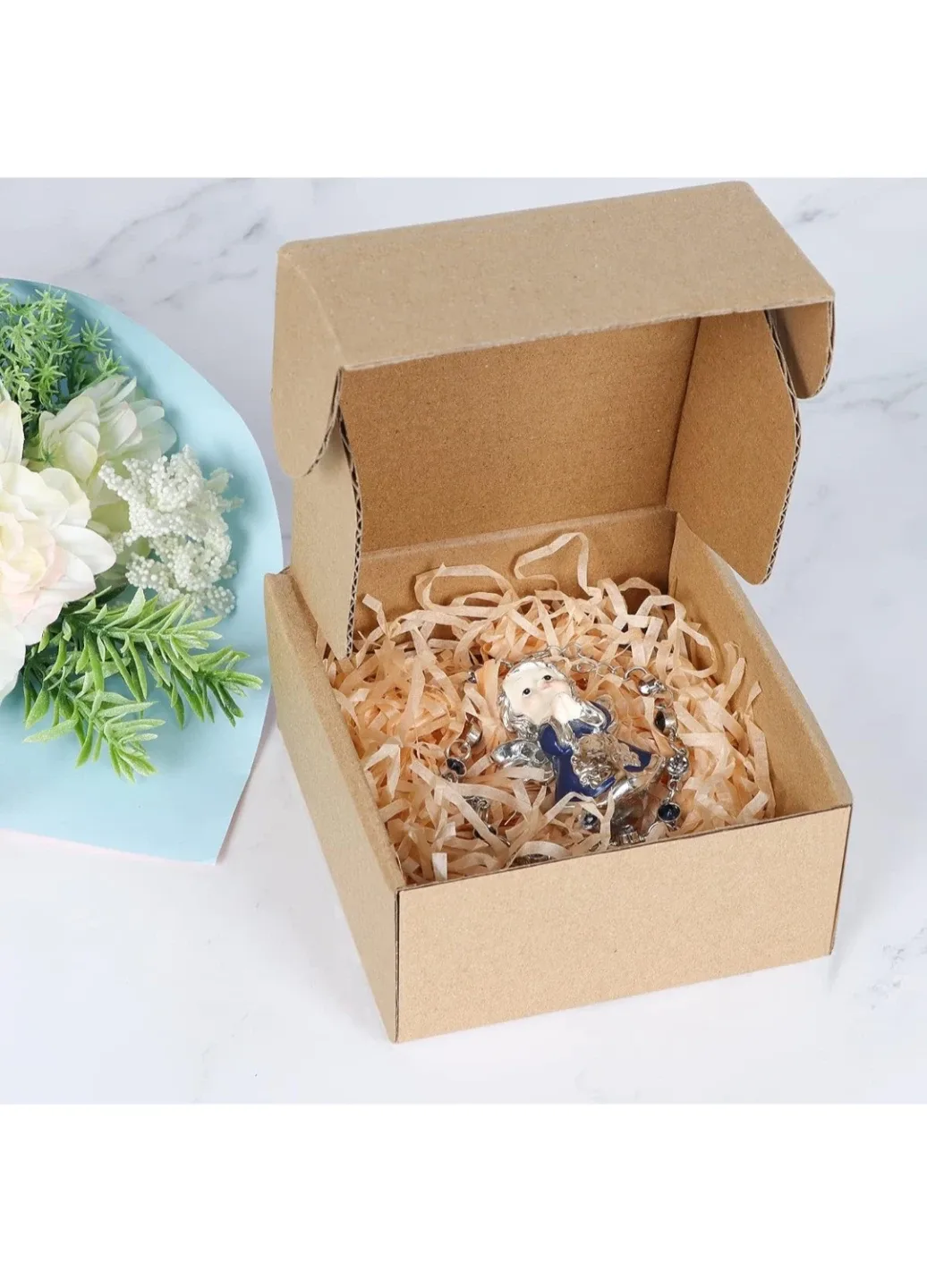 Cardboard Mailing Boxes 4x4x2 inch 25 Pack thumbnail