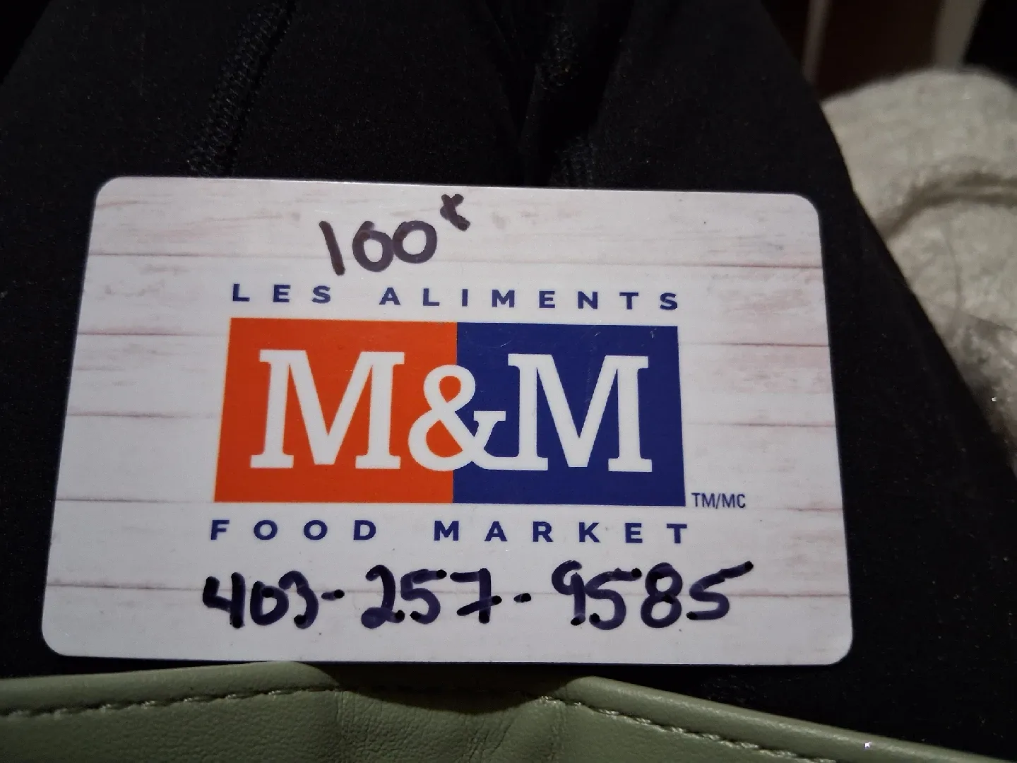 M&M Food Market $100 Giftcard