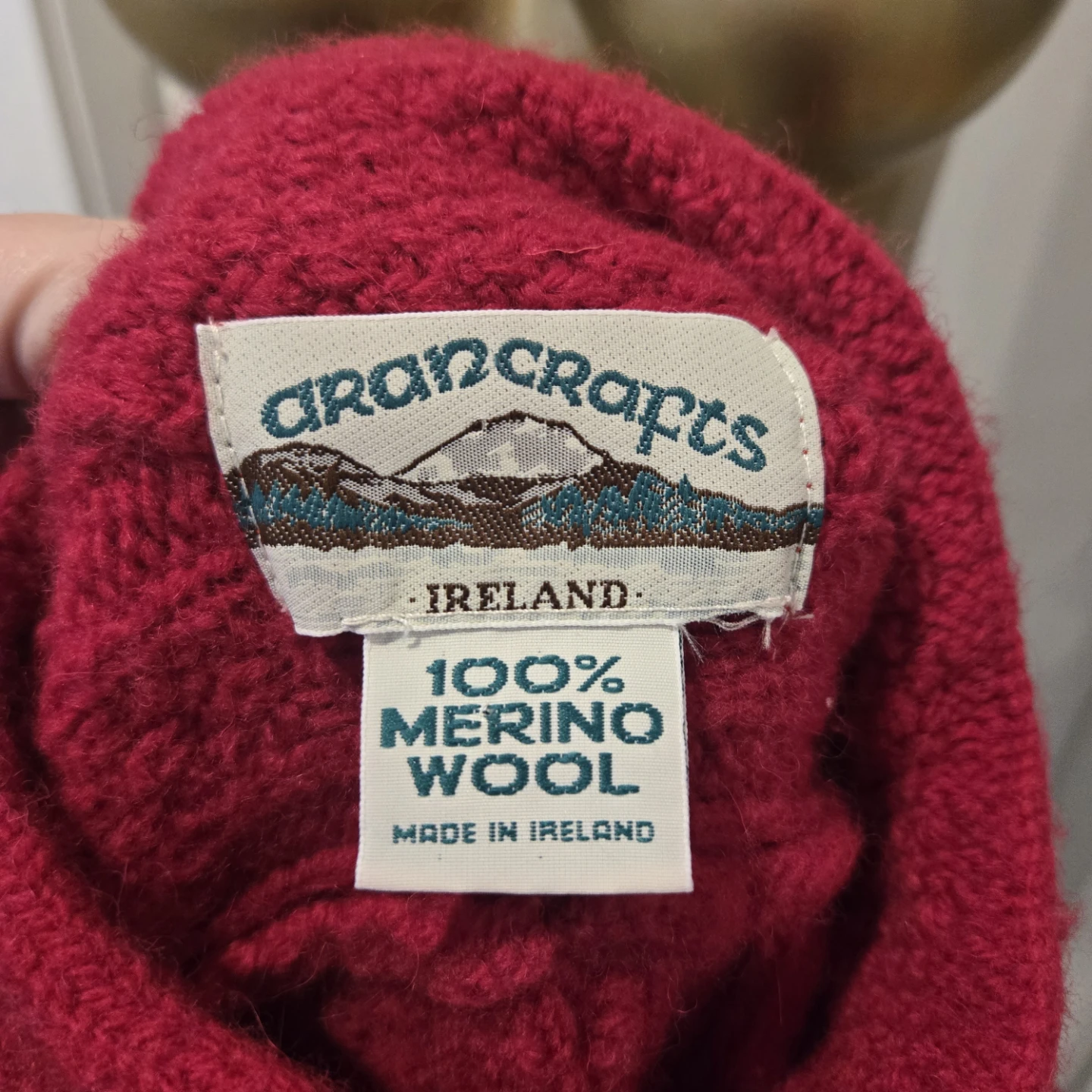 Aran Crafts Ireland Merino Wool Cardigan Size Small - photo 3