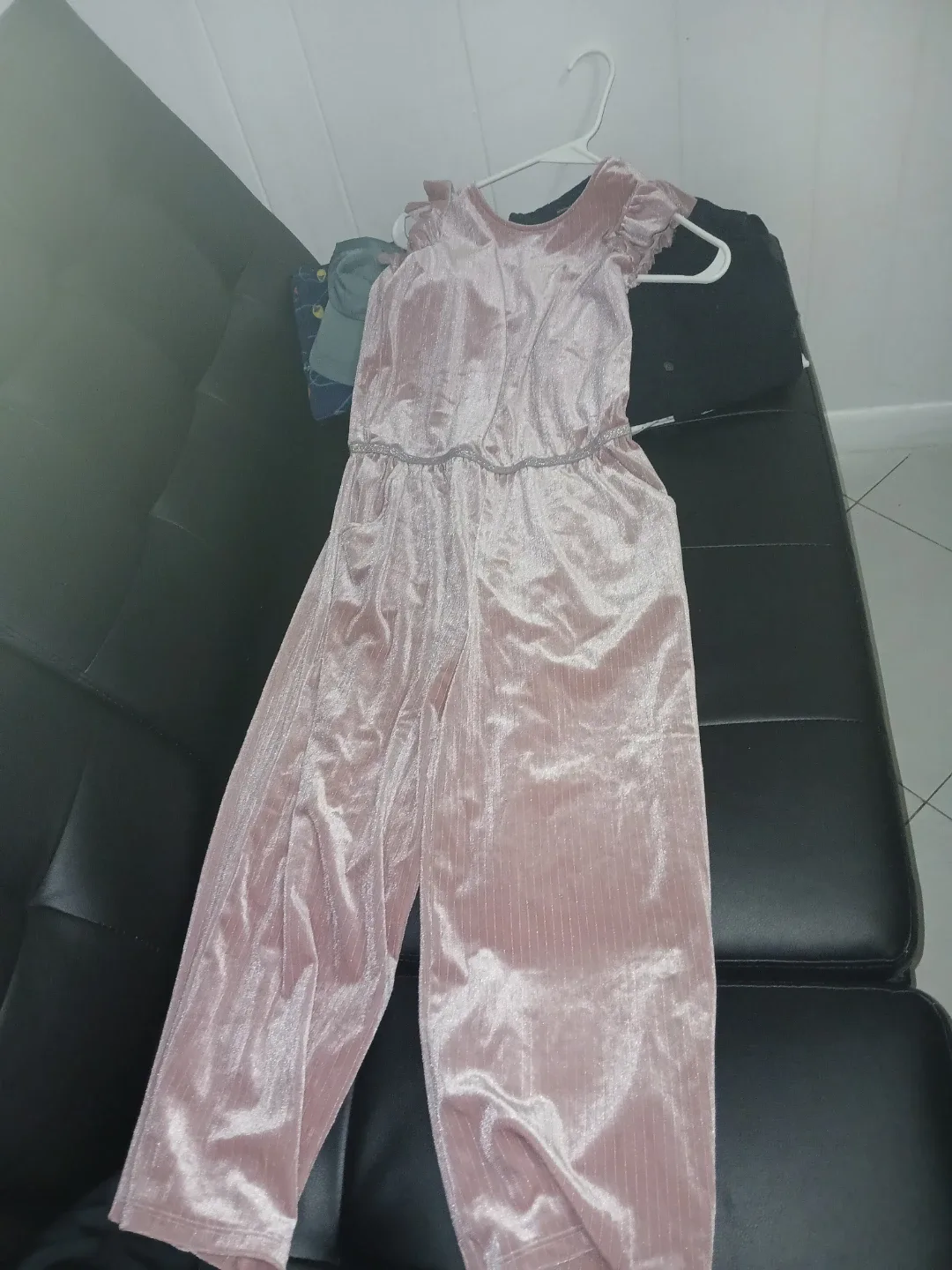 Cat & Jack Girls' Pink Jumpsuit - Size L (10/12) image indicator(2)