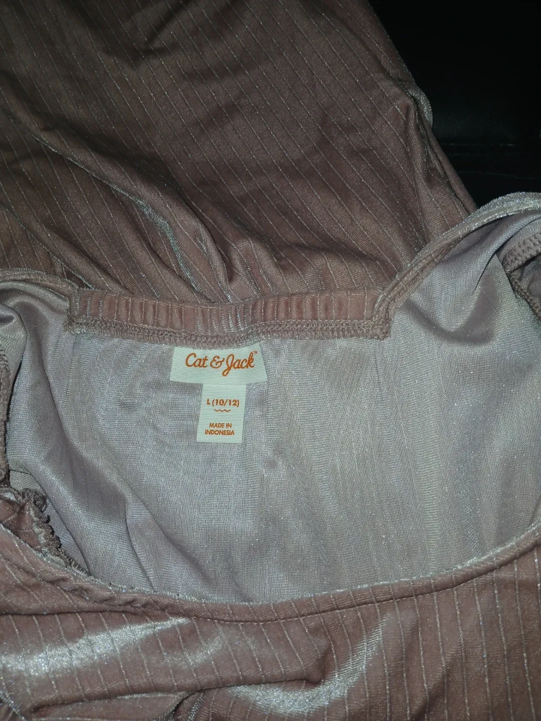 Cat & Jack Girls' Pink Jumpsuit - Size L (10/12) image indicator(3)