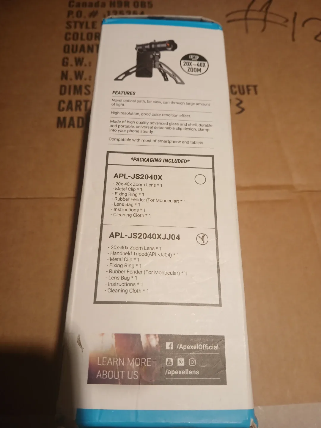 Apexel APL-JS2040X 20-40x Zoom Smartphone Lens image indicator(3)