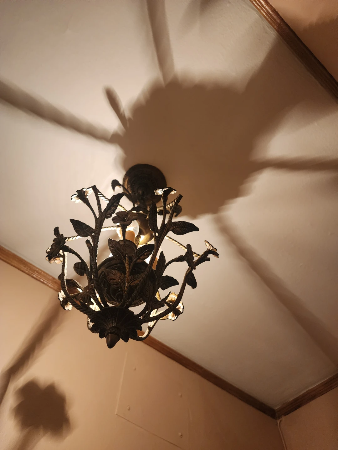 Vintage Floral Chandelier