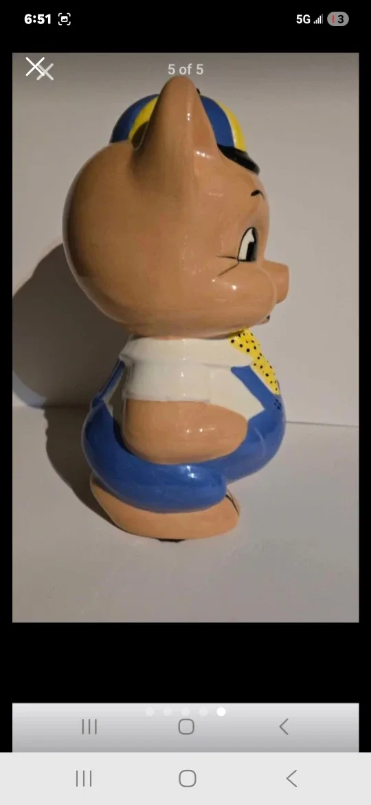 Vintage Florida Souvenir Piggy Bank image indicator(5)