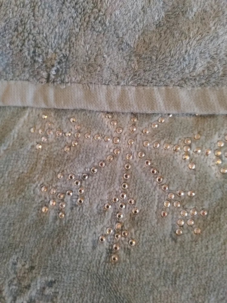 Light Blue Snowflake Towel Set image indicator(2)