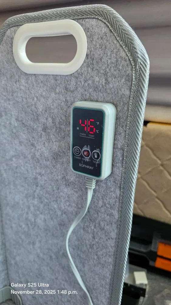 Soprhay Foldable Leg/Foot Warmer with Blanket image indicator(3)