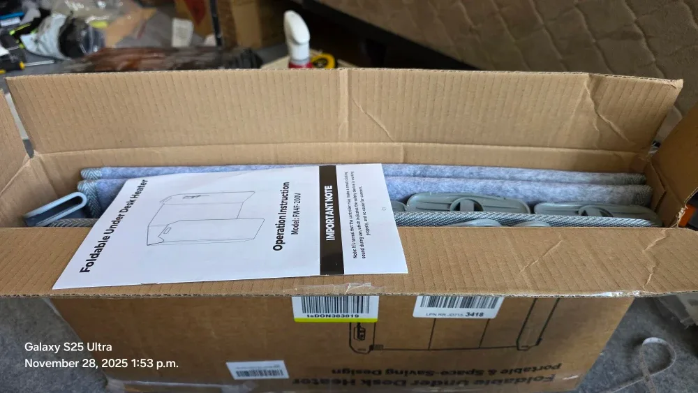 Soprhay Foldable Leg/Foot Warmer with Blanket image indicator(8)