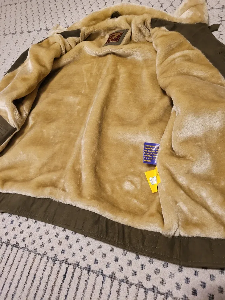 Green Snuff Leather Jacket image indicator(7)