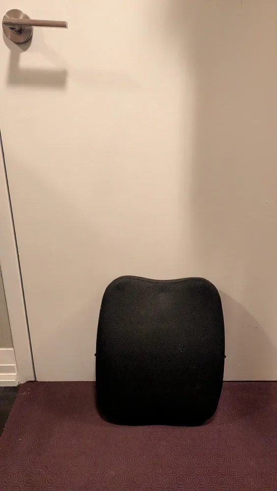 Black Mesh Lumbar Support Cushion image indicator(2)