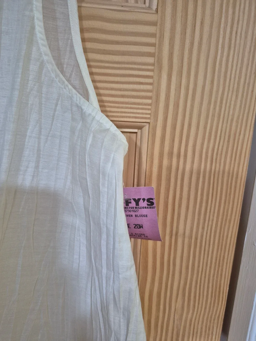 Marina Rinaldi Women's Woven Button Down Blouse in size 20W image indicator(4)